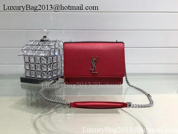 Yves Saint Laurent Cross-body Shoulder Bag Y13927 Red Yves Saint Laurent Cross-body Shoulder Bag Y13927 Red