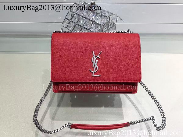 Yves Saint Laurent Cross-body Shoulder Bag Y13927 Red Yves Saint Laurent Cross-body Shoulder Bag Y13927 Red