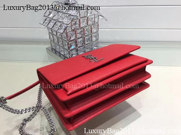 Yves Saint Laurent Cross-body Shoulder Bag Y13927 Red Yves Saint Laurent Cross-body Shoulder Bag Y13927 Red