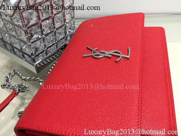 Yves Saint Laurent Cross-body Shoulder Bag Y13927 Red Yves Saint Laurent Cross-body Shoulder Bag Y13927 Red
