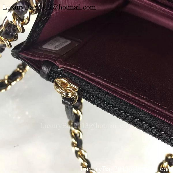 Chanel mini Flap Bag Cannage Pattern A8373 Black Chanel mini Flap Bag Cannage Pattern A8373 Black