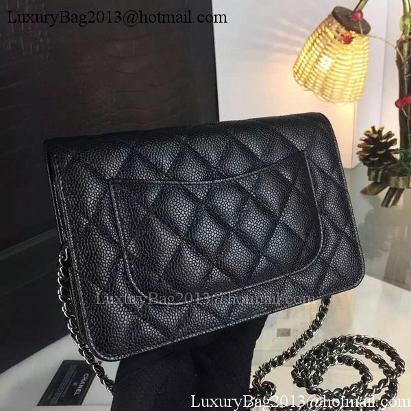 Chanel mini Flap Bag Cannage Pattern A8373 Black Chanel mini Flap Bag Cannage Pattern A8373 Black