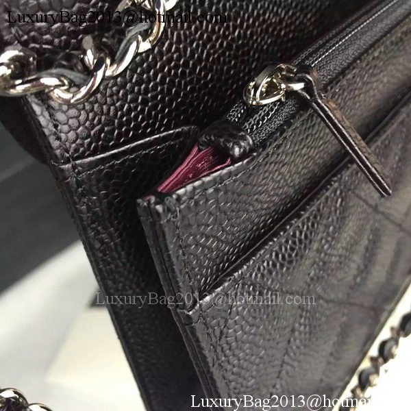 Chanel mini Flap Bag Cannage Pattern A8373 Black Chanel mini Flap Bag Cannage Pattern A8373 Black