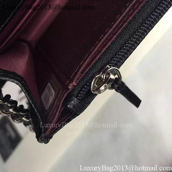 Chanel mini Flap Bag Cannage Pattern A8373 Black Chanel mini Flap Bag Cannage Pattern A8373 Black