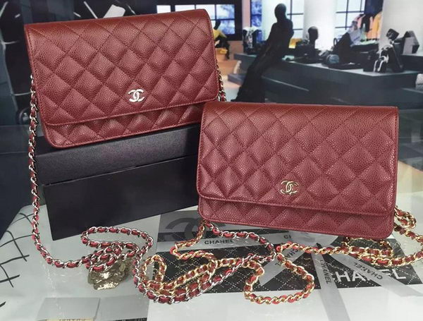 Chanel mini Flap Bag Cannage Pattern A8373 Burgundy Chanel mini Flap Bag Cannage Pattern A8373 Burgundy