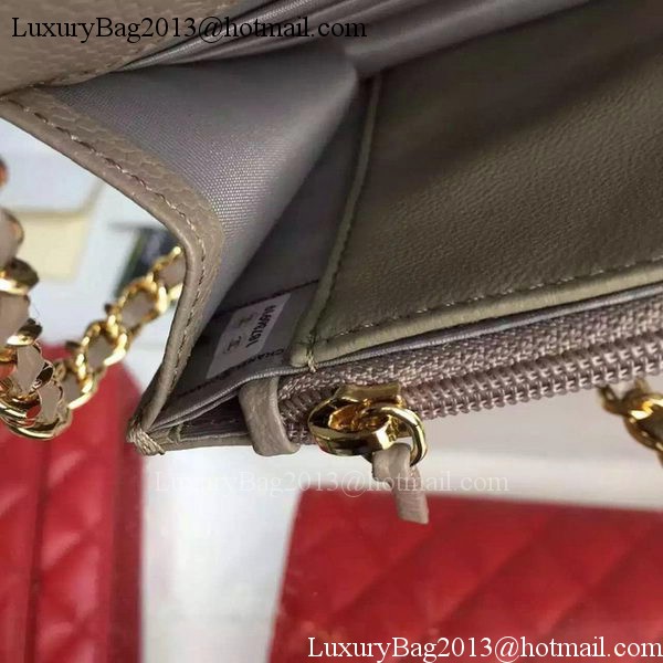 Chanel mini Flap Bag Cannage Pattern A8373 Grey Chanel mini Flap Bag Cannage Pattern A8373 Grey