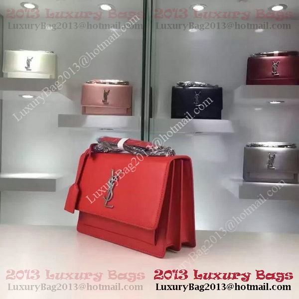 Yves Saint Laurent Cross-body Shoulder Bag Y8816 Red Yves Saint Laurent Cross-body Shoulder Bag Y8816 Red
