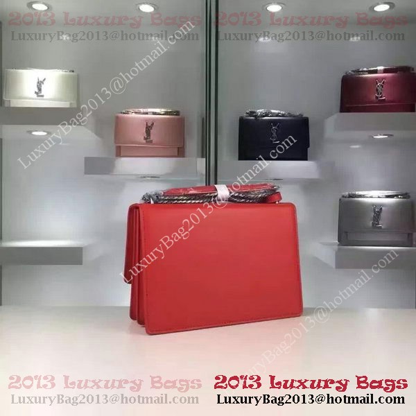 Yves Saint Laurent Cross-body Shoulder Bag Y8816 Red Yves Saint Laurent Cross-body Shoulder Bag Y8816 Red