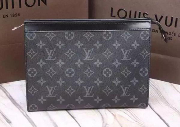 Louis Vuitton Monogram Eclipse Canvas POCHETTE VOYAGE MM M61692 Louis Vuitton Monogram Eclipse Canvas POCHETTE VOYAGE MM M61692