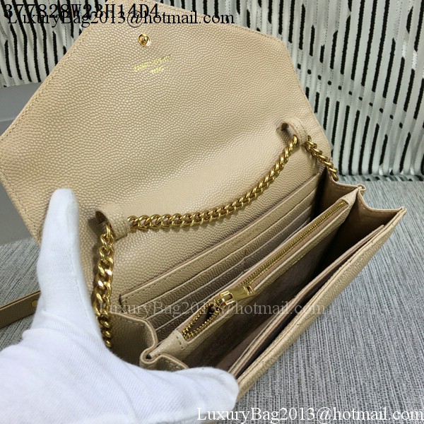 YSL Classic Monogramme Flap Bag Cannage Pattern Y377828L Apricot YSL Classic Monogramme Flap Bag Cannage Pattern Y377828L Apricot