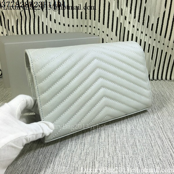 YSL Classic Monogramme Flap Bag Cannage Pattern Y377828L OffWhite YSL Classic Monogramme Flap Bag Cannage Pattern Y377828L OffWhite
