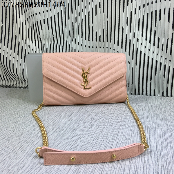 YSL Classic Monogramme Flap Bag Cannage Pattern Y377828L Pink YSL Classic Monogramme Flap Bag Cannage Pattern Y377828L Pink
