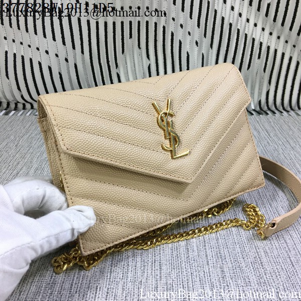 YSL Classic Monogramme Flap Bag Cannage Pattern Y377828S Apricot YSL Classic Monogramme Flap Bag Cannage Pattern Y377828S Apricot