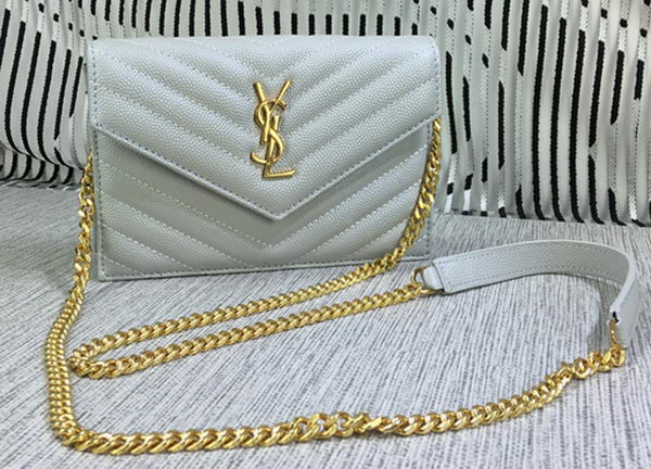 YSL Classic Monogramme Flap Bag Cannage Pattern Y377828S OffWhite YSL Classic Monogramme Flap Bag Cannage Pattern Y377828S OffWhite