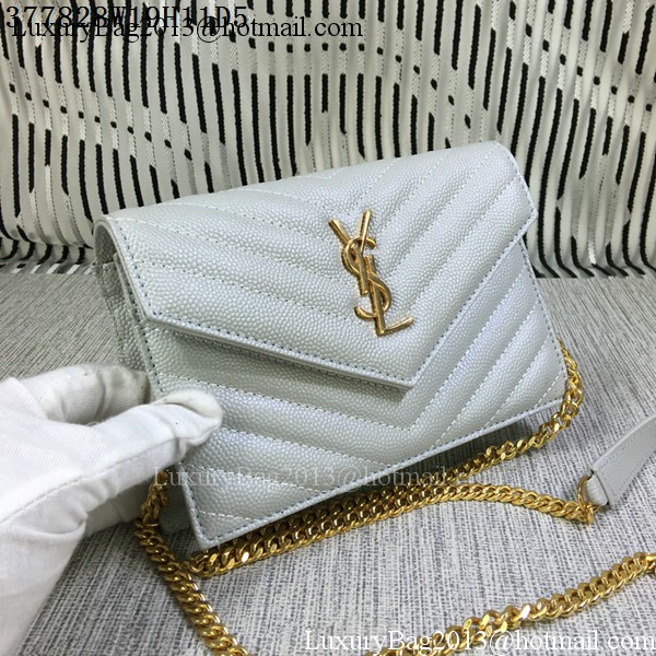 YSL Classic Monogramme Flap Bag Cannage Pattern Y377828S OffWhite YSL Classic Monogramme Flap Bag Cannage Pattern Y377828S OffWhite