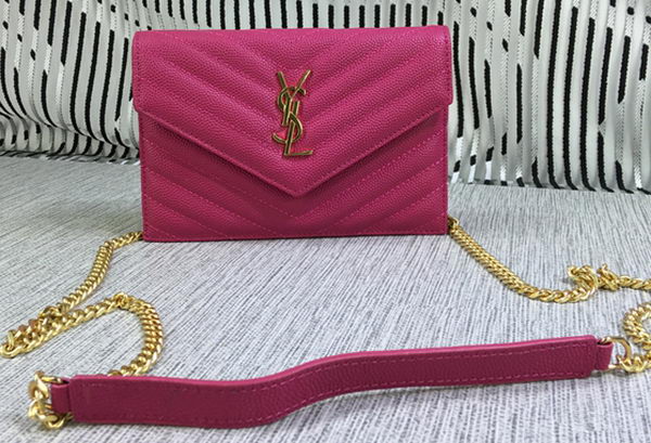 YSL Classic Monogramme Flap Bag Cannage Pattern Y377828S Rose YSL Classic Monogramme Flap Bag Cannage Pattern Y377828S Rose