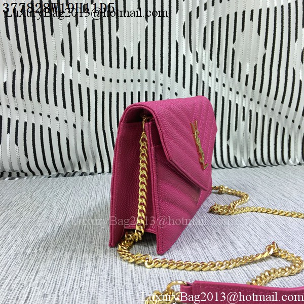 YSL Classic Monogramme Flap Bag Cannage Pattern Y377828S Rose YSL Classic Monogramme Flap Bag Cannage Pattern Y377828S Rose