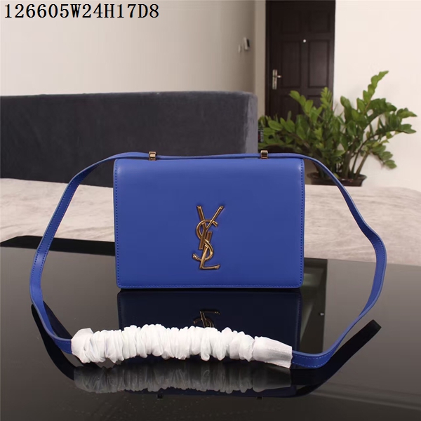 Yves Saint Laurent Monogramme Cross-body Shoulder Bag 126605 Blue Yves Saint Laurent Monogramme Cross-body Shoulder Bag 126605 Blue