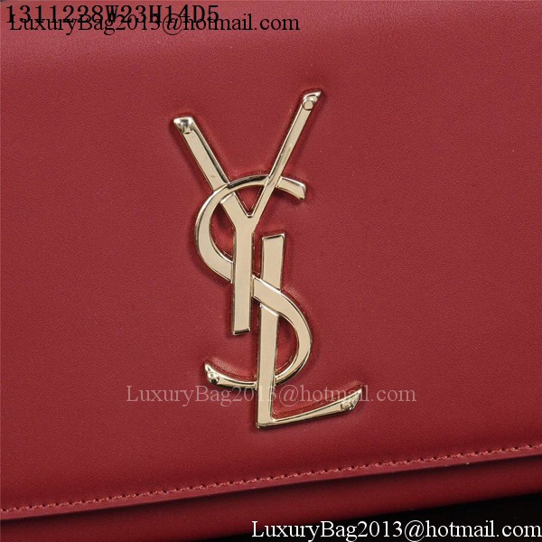 Yves Saint Laurent Monogramme Cross-body Shoulder Bag 1311228 Burgundy Yves Saint Laurent Monogramme Cross-body Shoulder Bag 1311228 Burgundy
