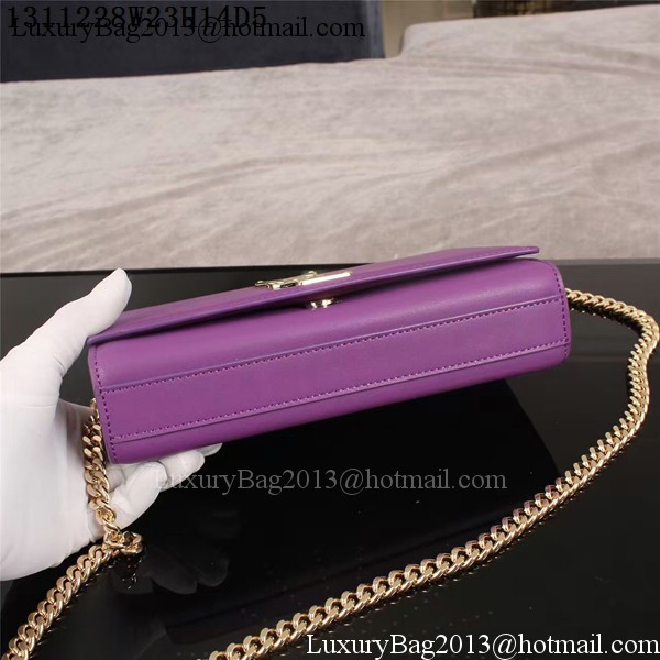 Yves Saint Laurent Monogramme Cross-body Shoulder Bag 1311228 Purple Yves Saint Laurent Monogramme Cross-body Shoulder Bag 1311228 Purple