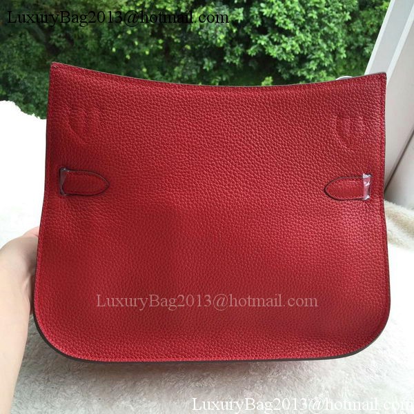 Hermes Jypsiere 31CM Shoulder Bag Calfskin Leather H0880 Red Hermes Jypsiere 31CM Shoulder Bag Calfskin Leather H0880 Red