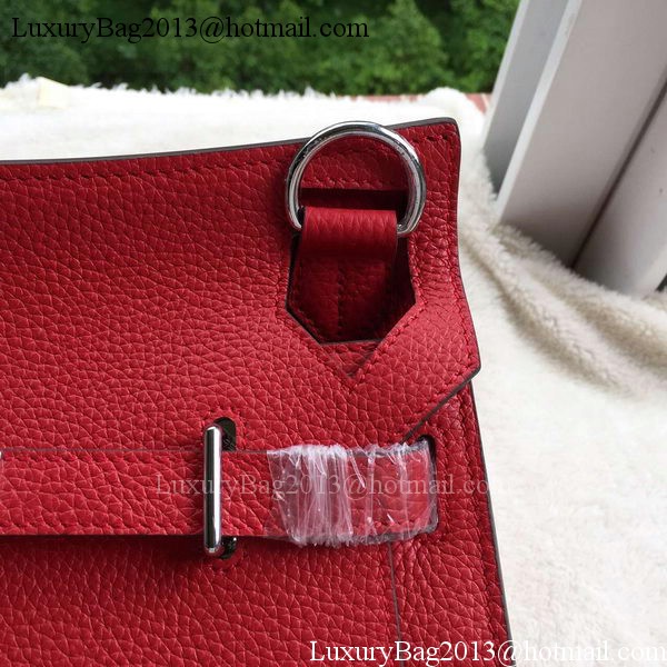 Hermes Jypsiere 31CM Shoulder Bag Calfskin Leather H0880 Red Hermes Jypsiere 31CM Shoulder Bag Calfskin Leather H0880 Red