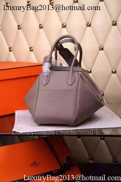 Hermes Lindy 30CM Leather Shoulder Bag H0881 Grey Hermes Lindy 30CM Leather Shoulder Bag H0881 Grey