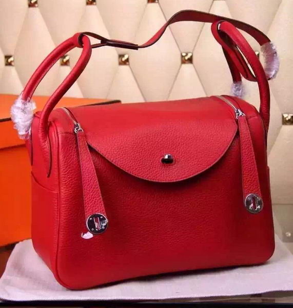 Hermes Lindy 30CM Leather Shoulder Bag H0881 Red Hermes Lindy 30CM Leather Shoulder Bag H0881 Red