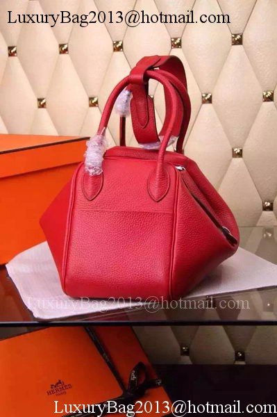 Hermes Lindy 30CM Leather Shoulder Bag H0881 Red Hermes Lindy 30CM Leather Shoulder Bag H0881 Red