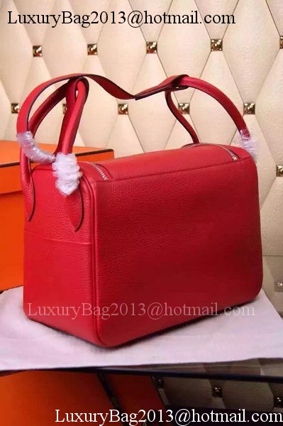 Hermes Lindy 30CM Leather Shoulder Bag H0881 Red Hermes Lindy 30CM Leather Shoulder Bag H0881 Red