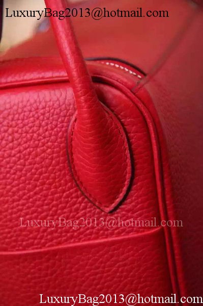 Hermes Lindy 30CM Leather Shoulder Bag H0881 Red Hermes Lindy 30CM Leather Shoulder Bag H0881 Red
