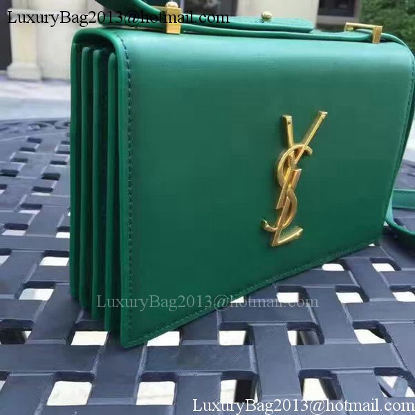 Yves Saint Laurent Cross-body Shoulder Bag Y26605 Green Yves Saint Laurent Cross-body Shoulder Bag Y26605 Green