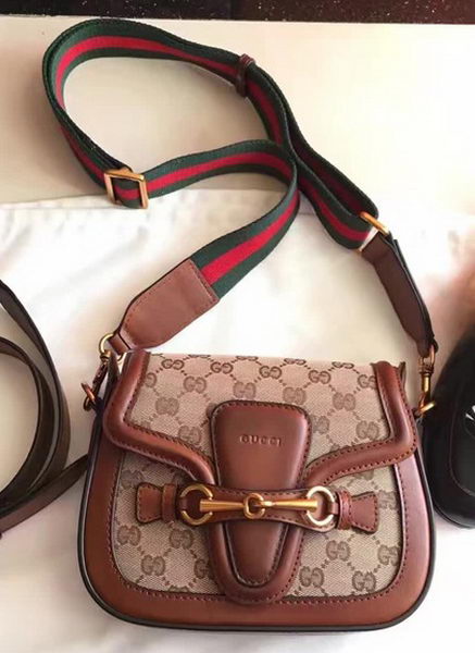 Gucci Lady Web GG Canvas Shoulder Bag 383821 Brown Gucci Lady Web GG Canvas Shoulder Bag 383821 Brown