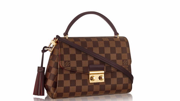 Louis Vuitton Damier Ebene Canvas CROISETTE Bag N53000 Louis Vuitton Damier Ebene Canvas CROISETTE Bag N53000