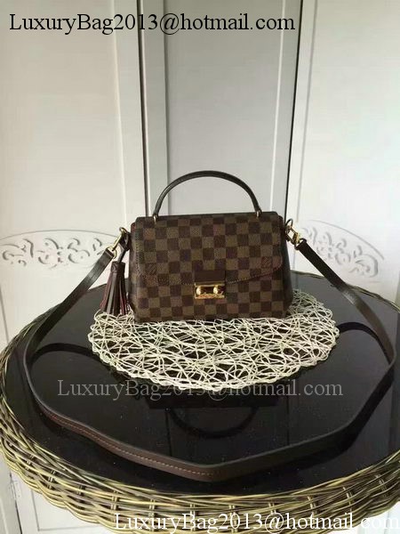 Louis Vuitton Damier Ebene Canvas CROISETTE Bag N53000 Louis Vuitton Damier Ebene Canvas CROISETTE Bag N53000