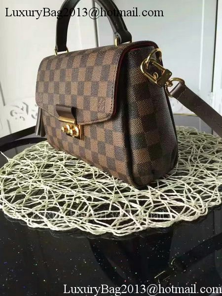 Louis Vuitton Damier Ebene Canvas CROISETTE Bag N53000 Louis Vuitton Damier Ebene Canvas CROISETTE Bag N53000