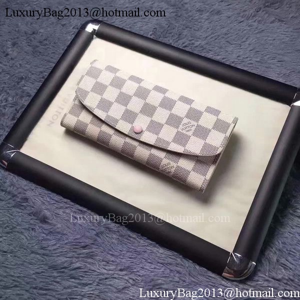 Louis Vuitton Damier Azur Canvas EMILIE WALLET N41625 Louis Vuitton Damier Azur Canvas EMILIE WALLET N41625