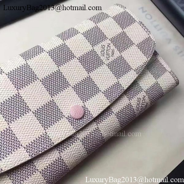 Louis Vuitton Damier Azur Canvas EMILIE WALLET N41625 Louis Vuitton Damier Azur Canvas EMILIE WALLET N41625
