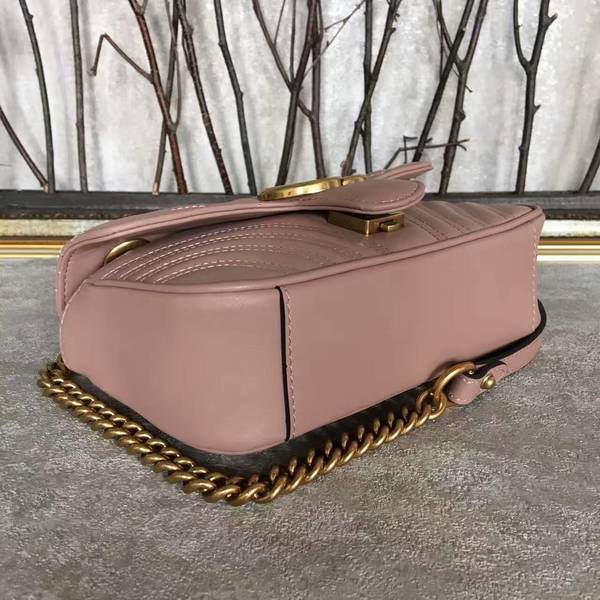 Gucci Now GG Marmont Mini Shoulder Bag 446744 Light Pink Gucci Now GG Marmont Mini Shoulder Bag 446744 Light Pink