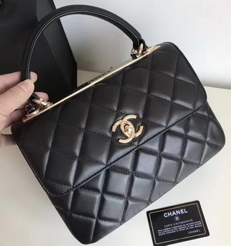 Chanel Classic Top Flap Bag Black Original Sheepskin Leather A92236 Gold Chanel Classic Top Flap Bag Black Original Sheepskin Leather A92236 Gold