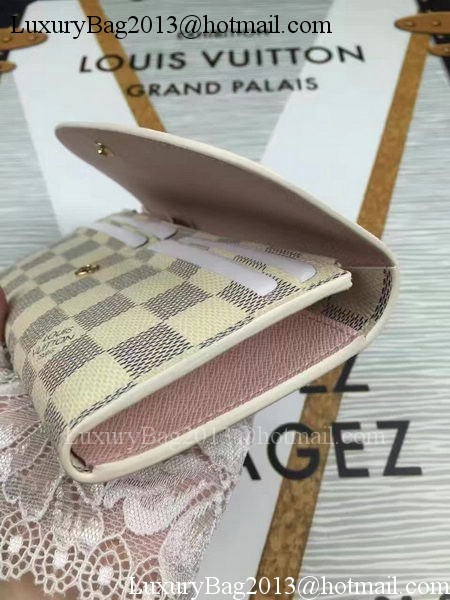 Louis Vuitton Damier Azur Canvas Emilie Wallet N60696 Louis Vuitton Damier Azur Canvas Emilie Wallet N60696