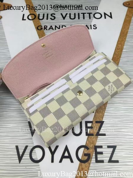 Louis Vuitton Damier Azur Canvas Emilie Wallet N60696 Louis Vuitton Damier Azur Canvas Emilie Wallet N60696