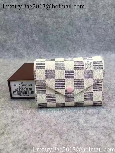 Louis Vuitton Damier Azur Canvas Victorine Wallet N62360 Louis Vuitton Damier Azur Canvas Victorine Wallet N62360