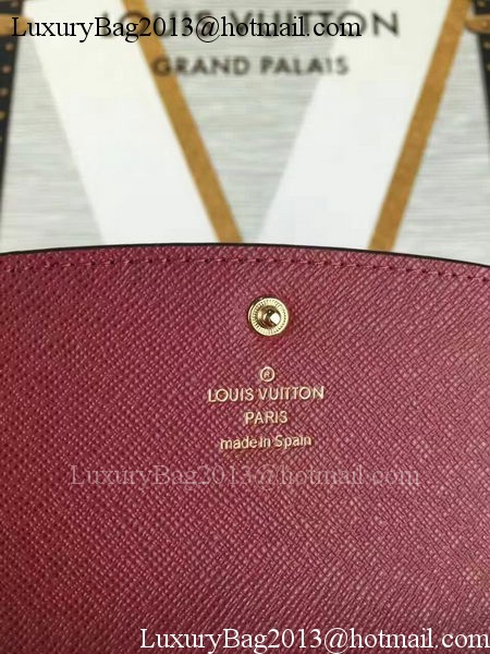 Louis Vuitton Damier Ebene Canvas Emilie Wallet N60696 Louis Vuitton Damier Ebene Canvas Emilie Wallet N60696