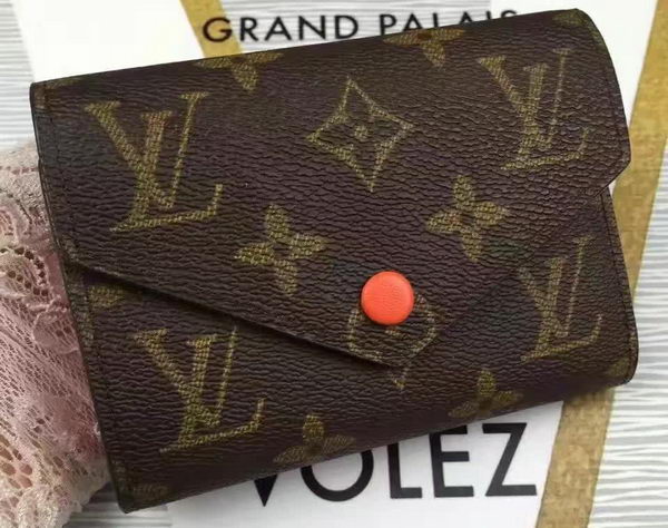 Louis Vuitton Monogram Canvas Victorine Wallet M62360 Orange Louis Vuitton Monogram Canvas Victorine Wallet M62360 Orange