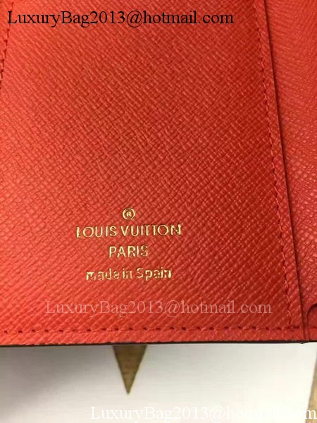 Louis Vuitton Monogram Canvas Victorine Wallet M62360 Orange Louis Vuitton Monogram Canvas Victorine Wallet M62360 Orange