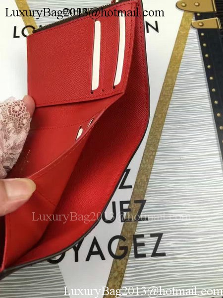 Louis Vuitton Monogram Canvas Victorine Wallet M62360 Red Louis Vuitton Monogram Canvas Victorine Wallet M62360 Red