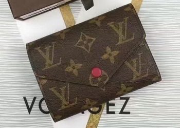 Louis Vuitton Monogram Canvas Victorine Wallet M62360 Wine Louis Vuitton Monogram Canvas Victorine Wallet M62360 Wine