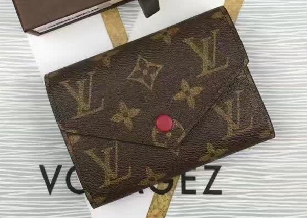 Louis Vuitton Monogram Canvas Victorine Wallet M62360 Wine Louis Vuitton Monogram Canvas Victorine Wallet M62360 Wine