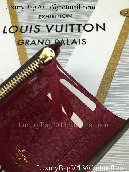 Louis Vuitton Monogram Canvas Victorine Wallet M62360 Wine Louis Vuitton Monogram Canvas Victorine Wallet M62360 Wine